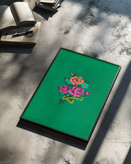 Green Bouquet Poster Tablosu