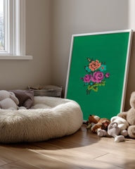 Green Bouquet Poster Tablosu