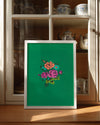 Green Bouquet Poster Tablosu