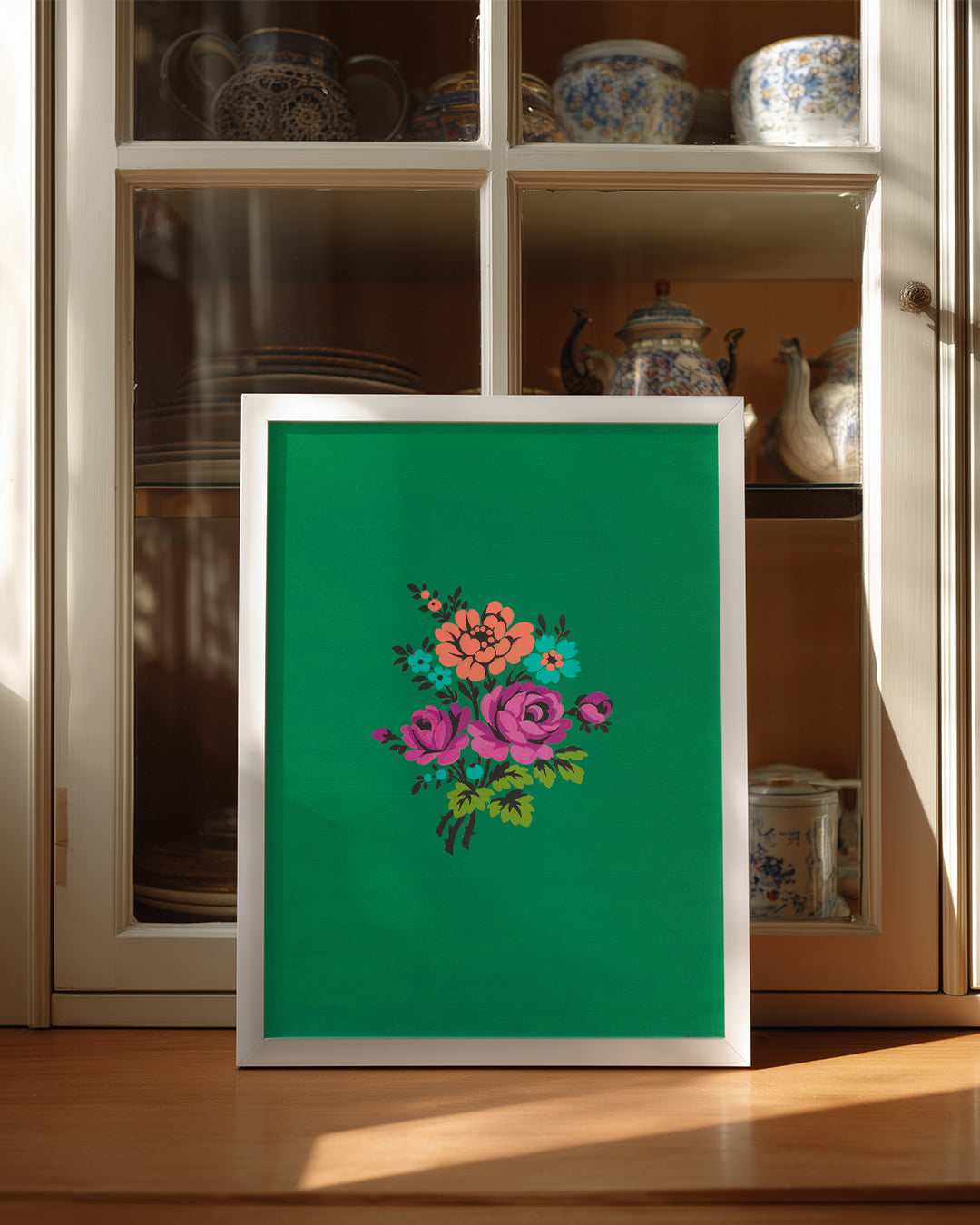 Green Bouquet Poster Tablosu