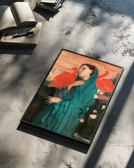 Green Ibis Poster Tablosu