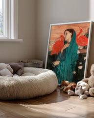 Green Ibis Poster Tablosu