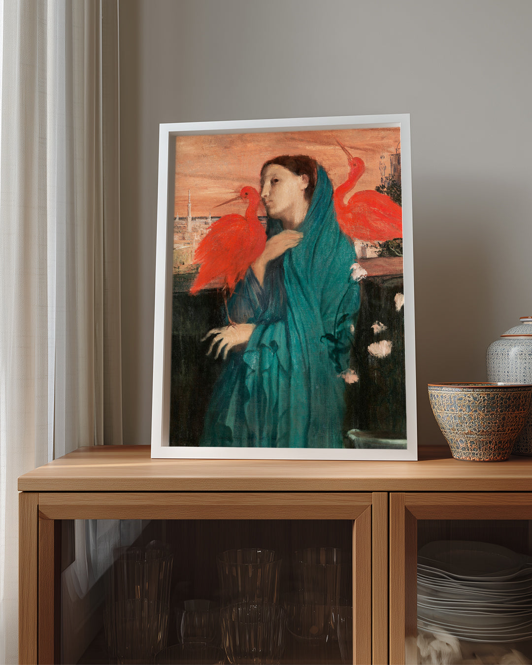 Green Ibis Poster Tablosu