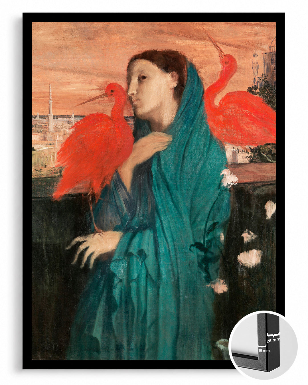 Green Ibis Poster Tablosu