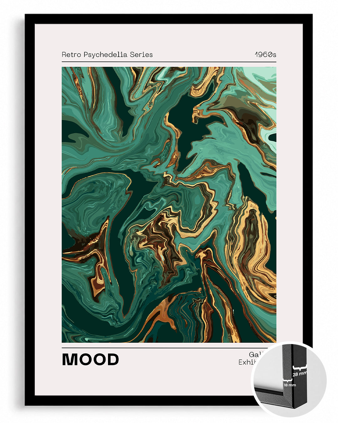 Green Marble Poster Tablosu