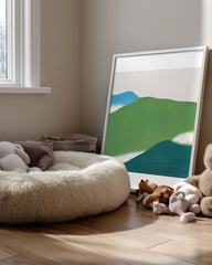 Green Peaks Poster Tablosu