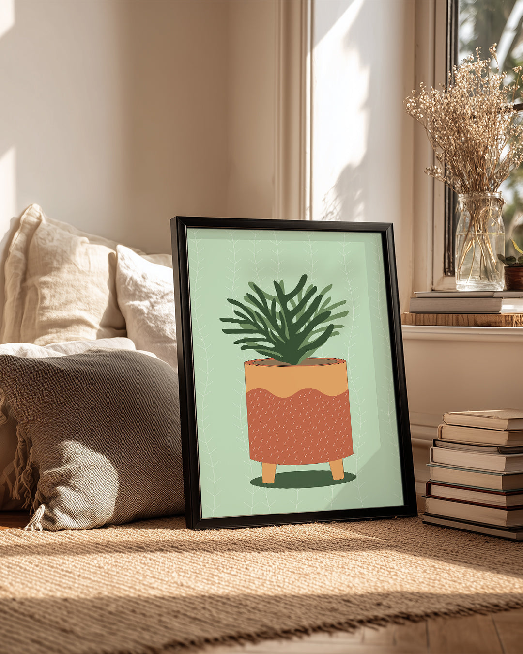 Green Pot Poster Tablosu