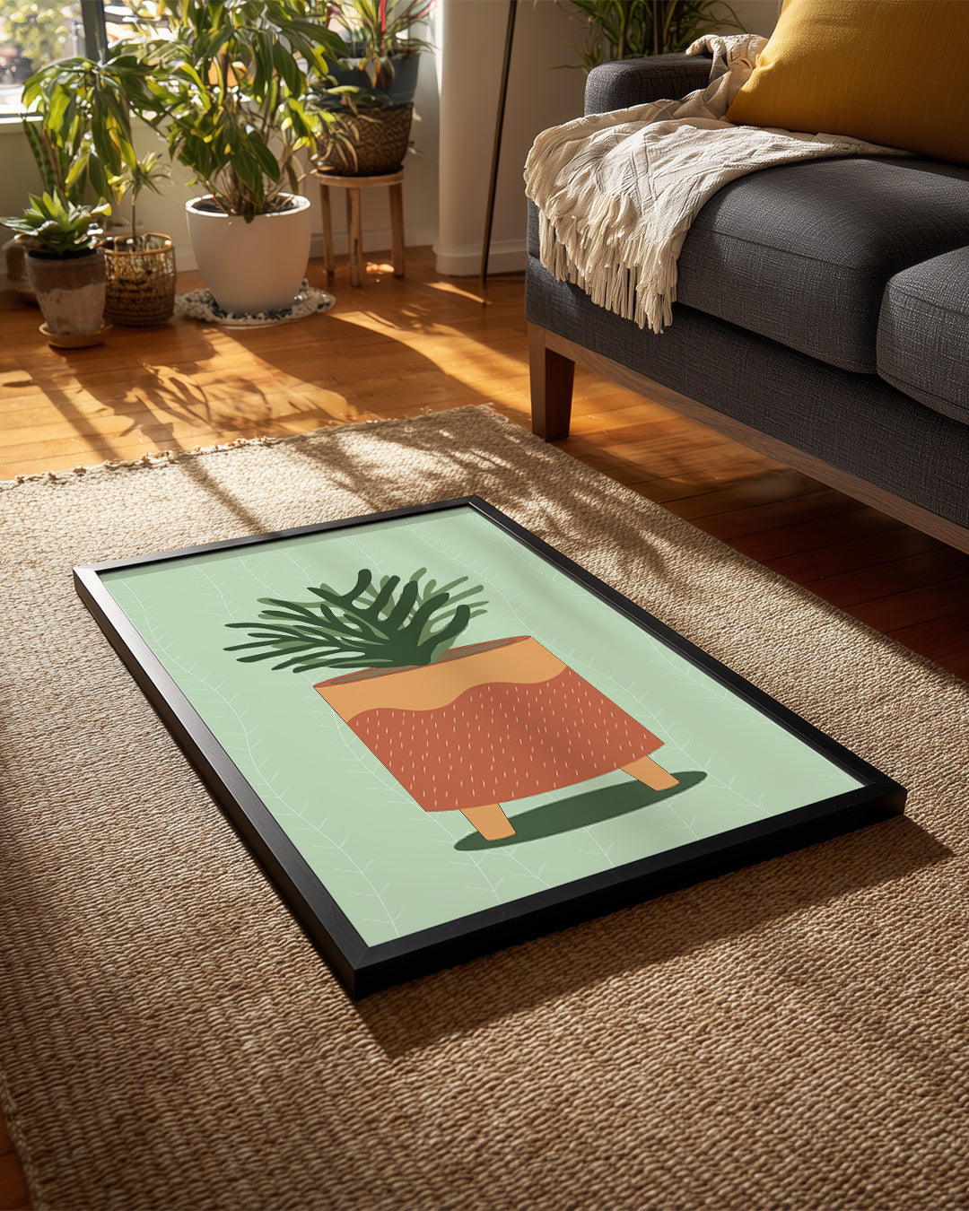 Green Pot Poster Tablosu
