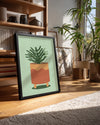 Green Pot Poster Tablosu