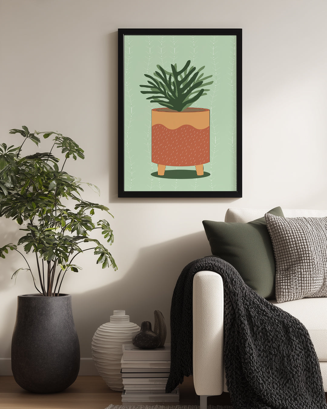 Green Pot Poster Tablosu