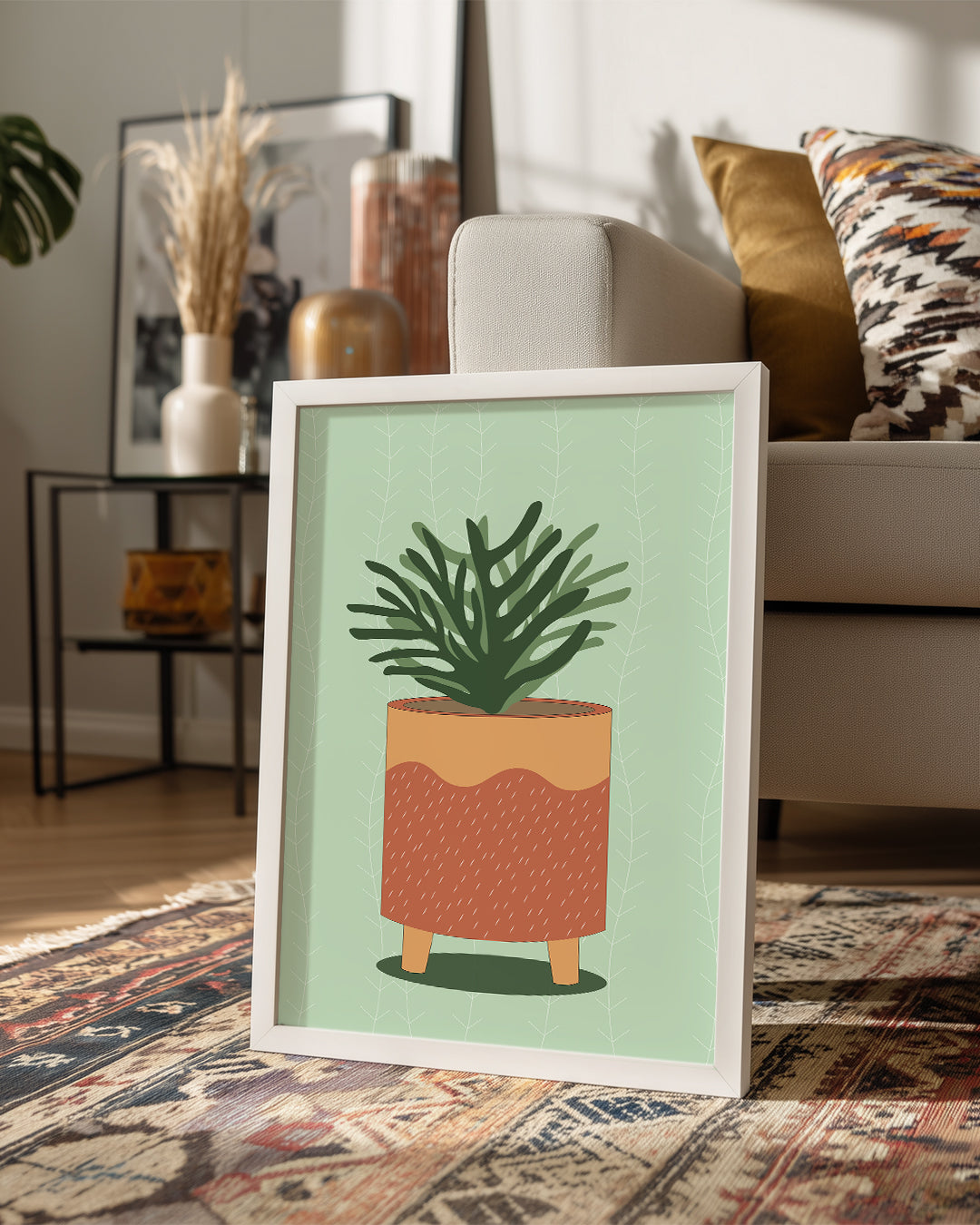 Green Pot Poster Tablosu