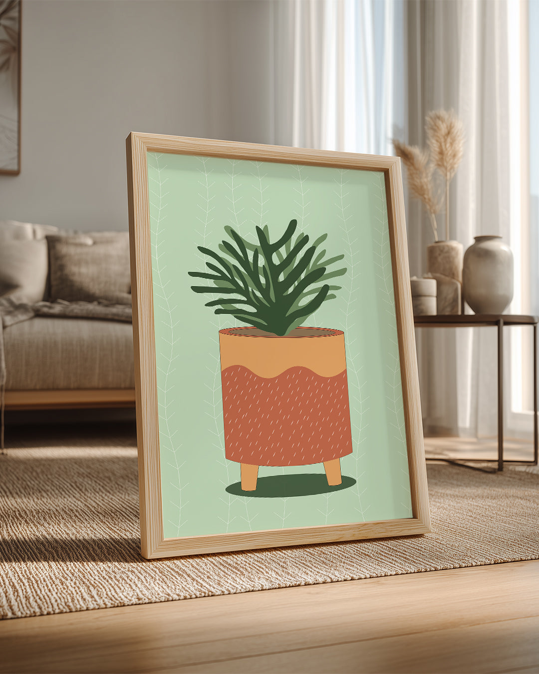 Green Pot Poster Tablosu