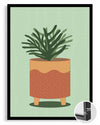 Green Pot Poster Tablosu