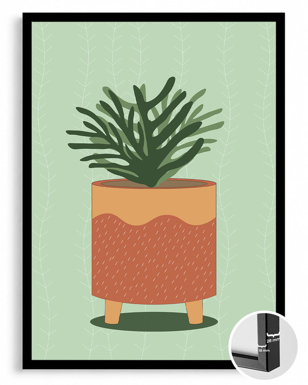 Green Pot Poster Tablosu