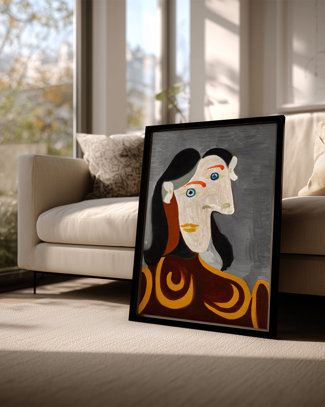 Grey Face Poster Tablosu