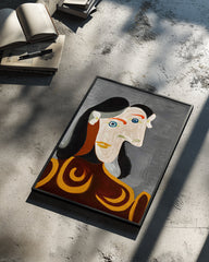 Grey Face Poster Tablosu