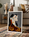 Grey Face Poster Tablosu