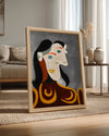 Grey Face Poster Tablosu