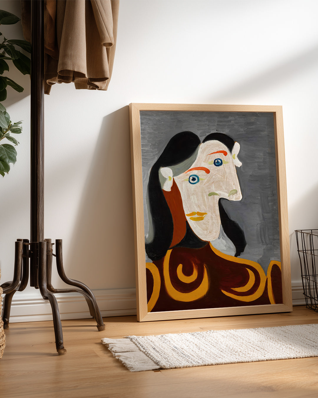 Grey Face Poster Tablosu
