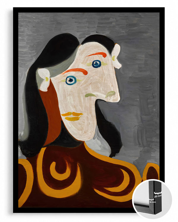 Grey Face Poster Tablosu