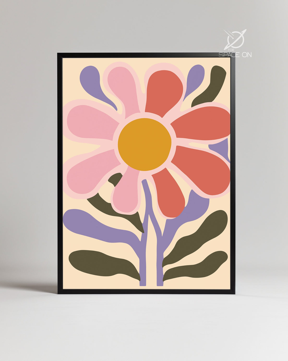 Groovy Petal Poster Tablosu