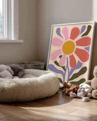 Groovy Petal Poster Tablosu