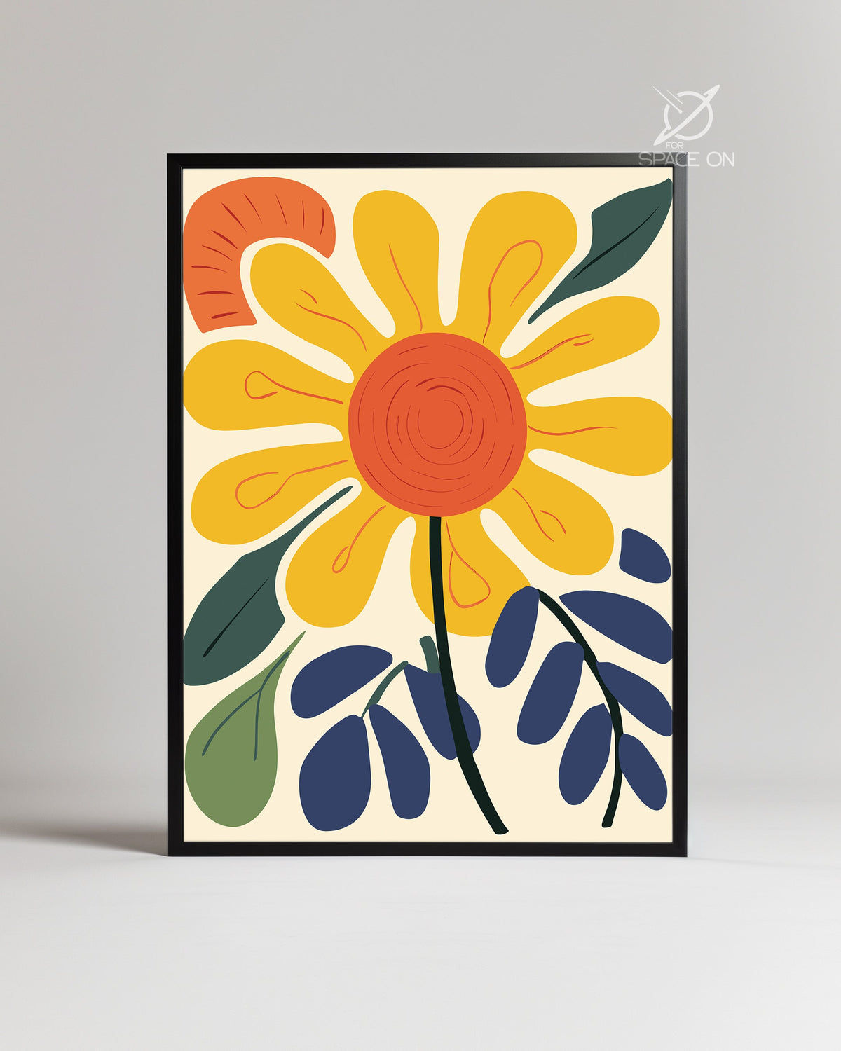 Groovy Yellow Poster Tablosu