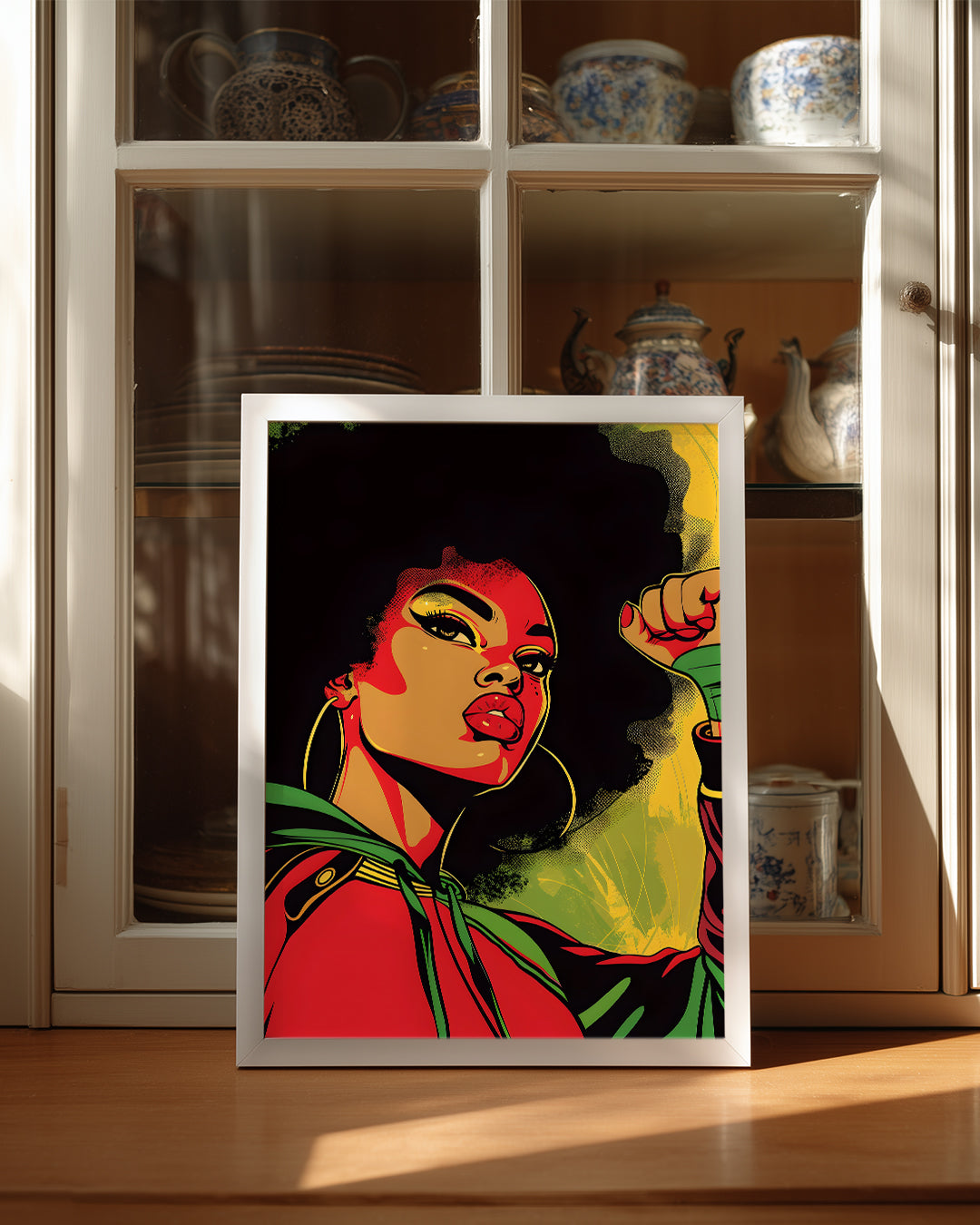 Güçlü Kadın Portresi - Afrika Sanatı Poster Tablosu
