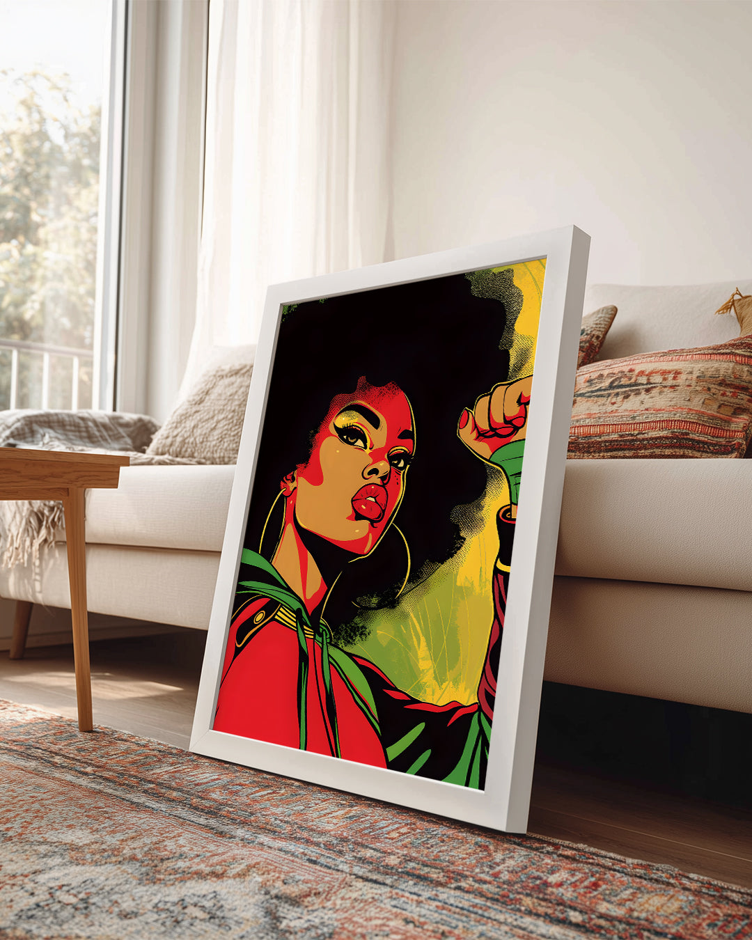 Güçlü Kadın Portresi - Afrika Sanatı Poster Tablosu