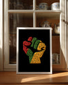 Güçlü Yumruk - Afrika Sanatı Poster Tablosu