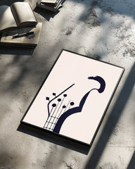 Guitar Neck Poster Tablosu