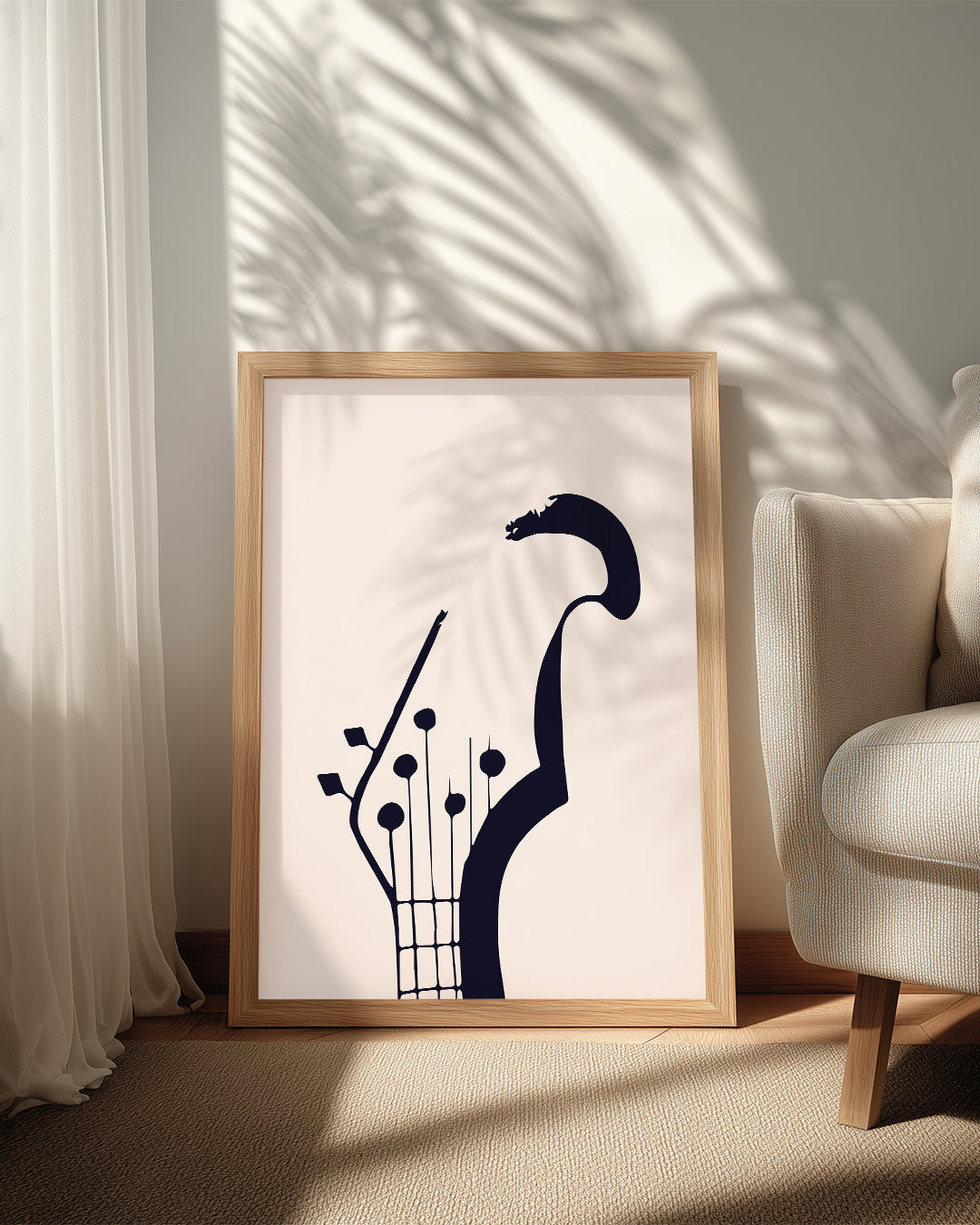 Guitar Neck Poster Tablosu