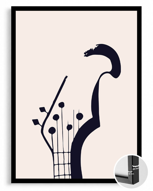Guitar Neck Poster Tablosu