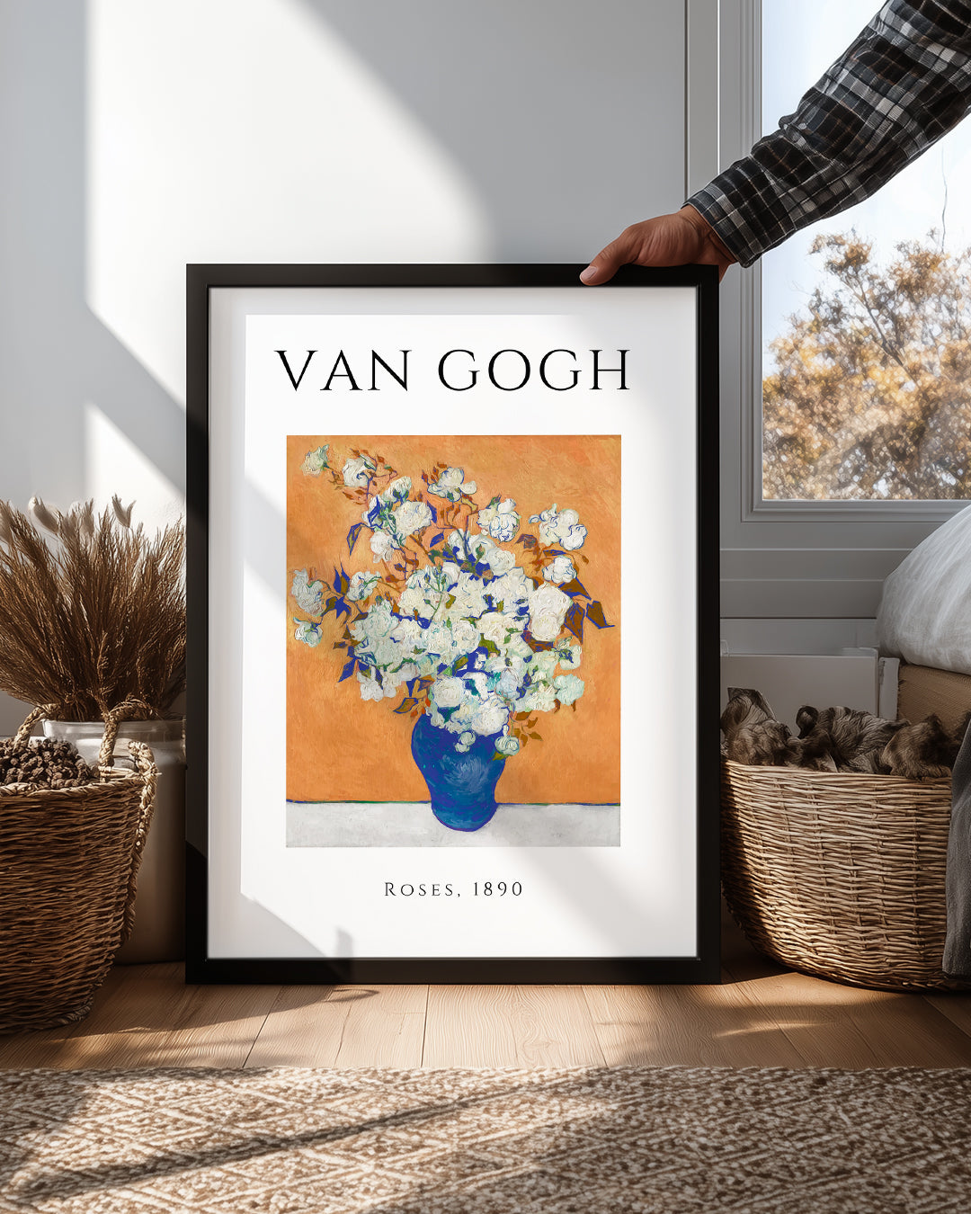 Güller - Vincent van Gogh - 1890 Poster Tablosu