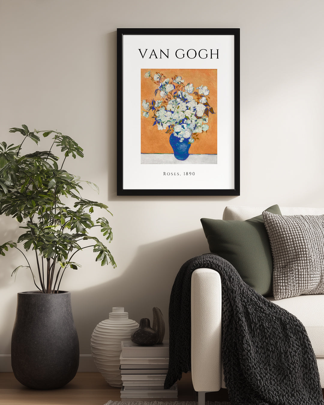 Güller - Vincent van Gogh - 1890 Poster Tablosu