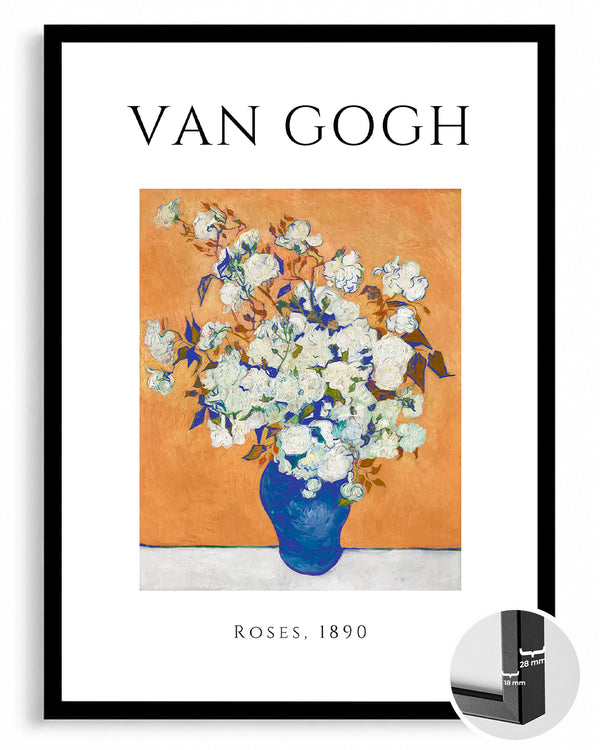Güller - Vincent van Gogh - 1890 Poster Tablosu