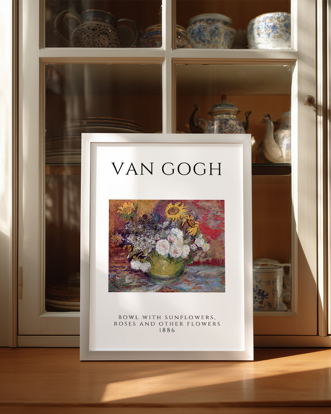 Güneş Çiçekleri Güller ve Diğer Çiçekler - Vincent van Gogh - 1886 Poster Tablosu