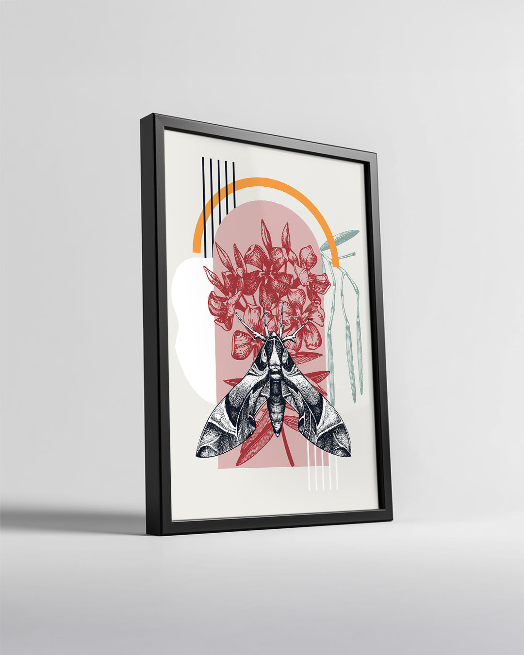Güve - Büyük Kanat Deseni Poster Tablosu