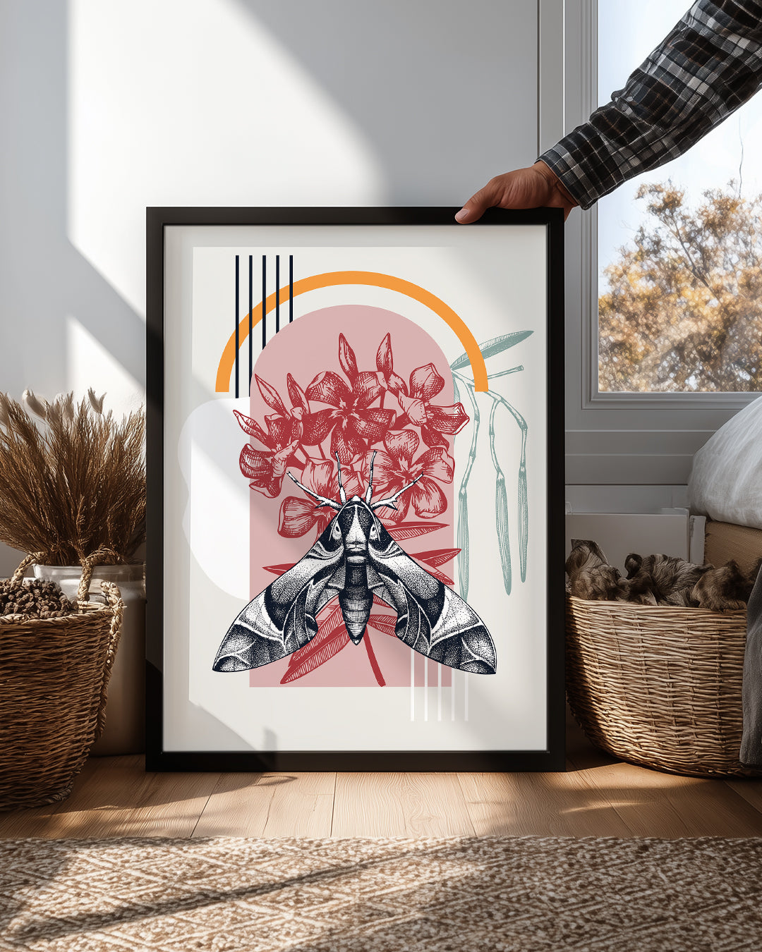 Güve - Büyük Kanat Deseni Poster Tablosu