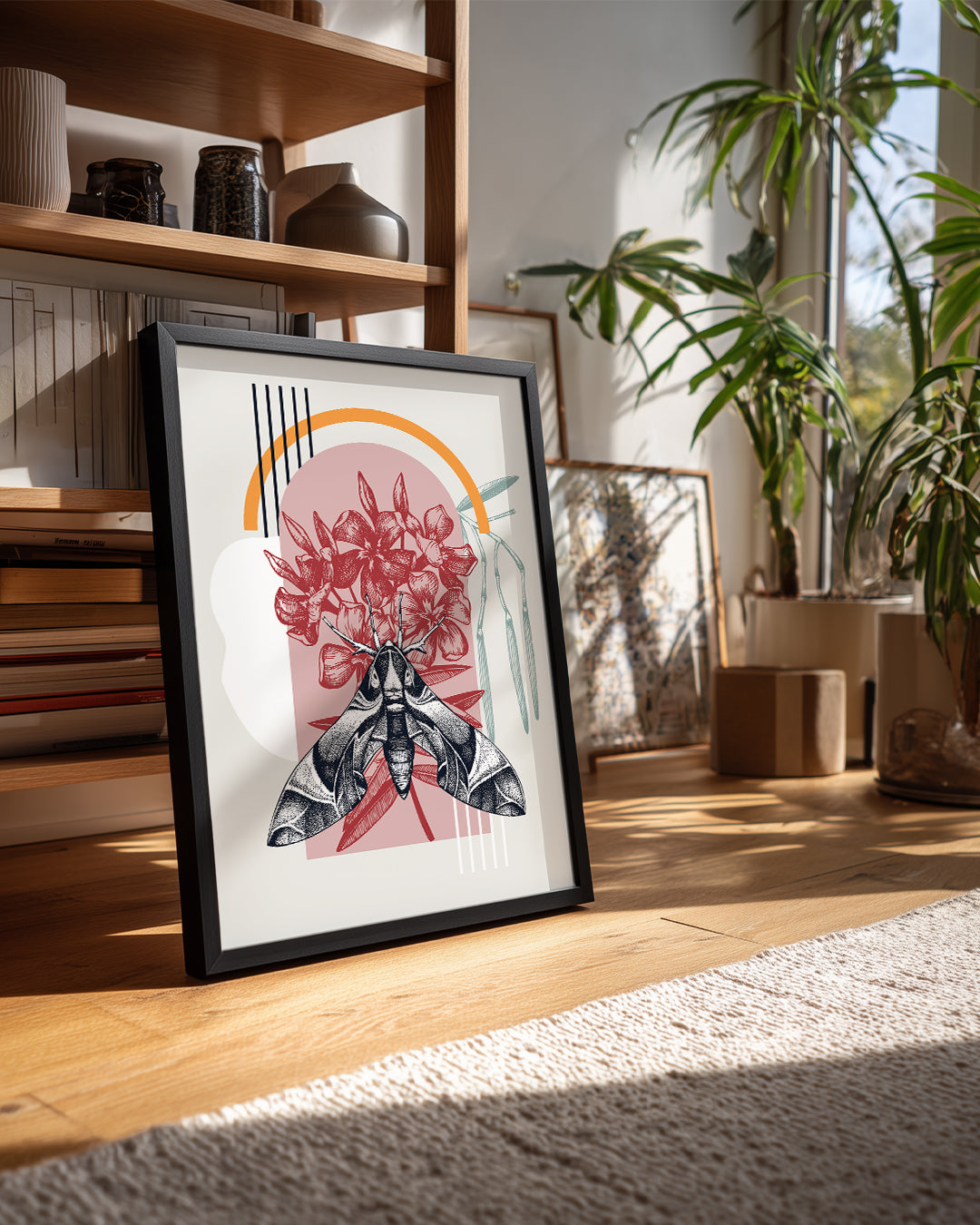 Güve - Büyük Kanat Deseni Poster Tablosu