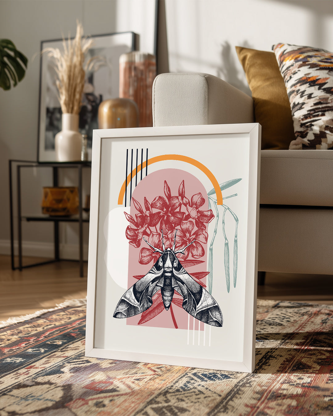 Güve - Büyük Kanat Deseni Poster Tablosu
