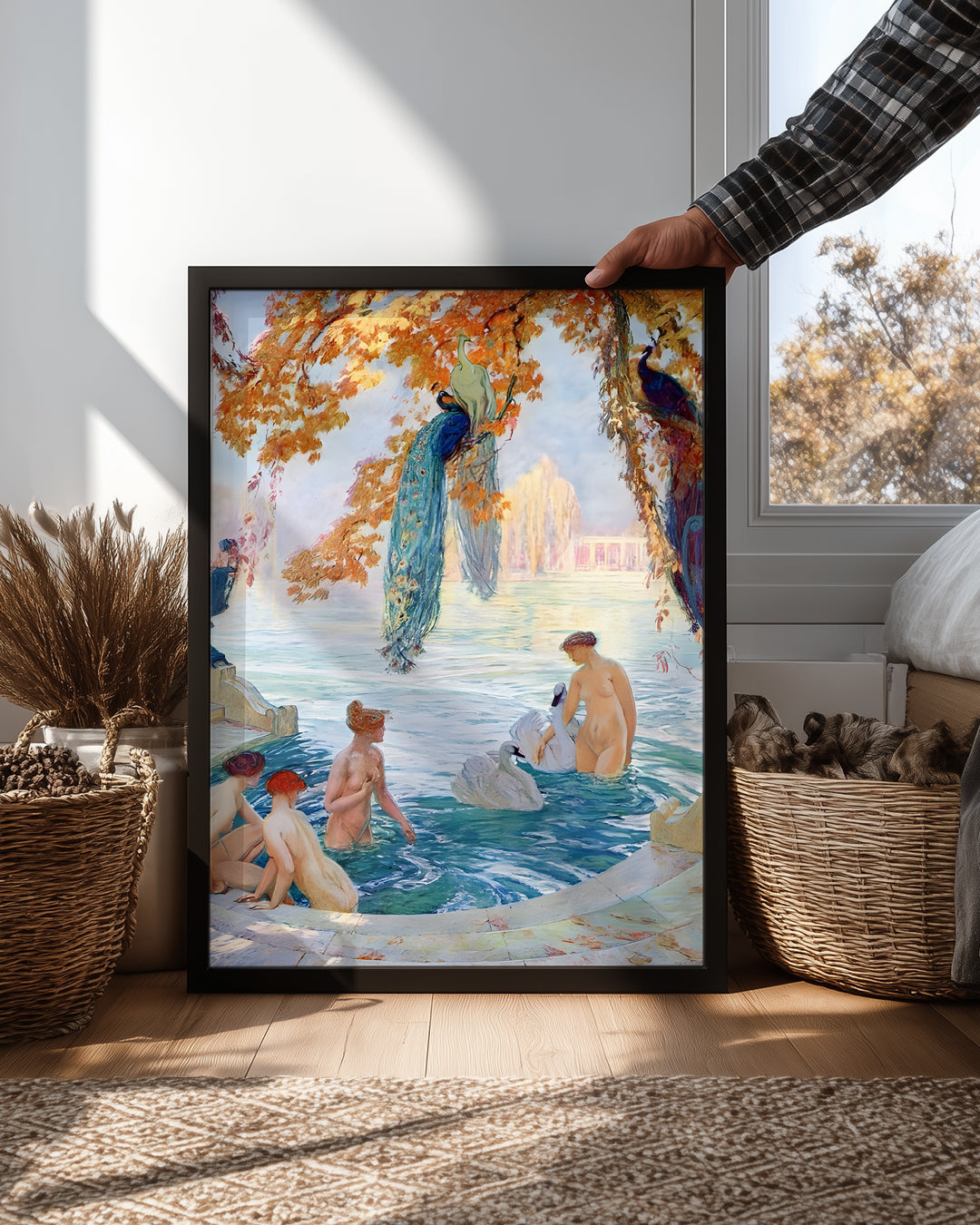 Güzellik Ve Doğa - Suyun İçinde Nazik Kadınlar Poster Tablosu