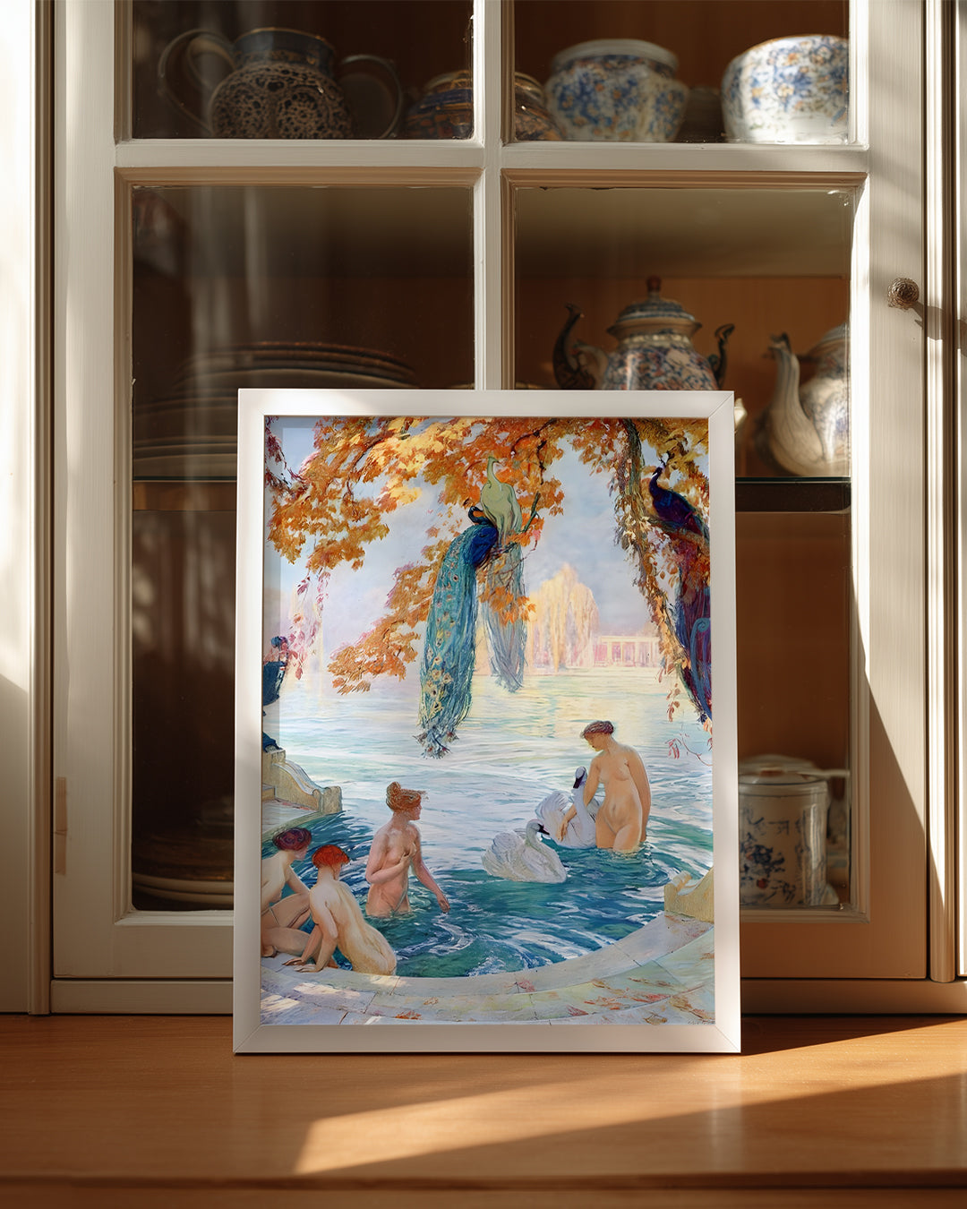 Güzellik Ve Doğa - Suyun İçinde Nazik Kadınlar Poster Tablosu