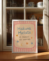 Hakuna Matata - Endişe Olmadan Yaşa Poster Tablosu