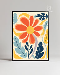 Halo Orange Poster Tablosu