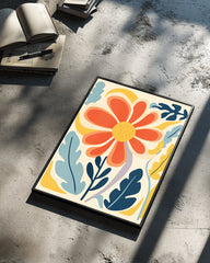 Halo Orange Poster Tablosu