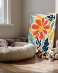 Halo Orange Poster Tablosu