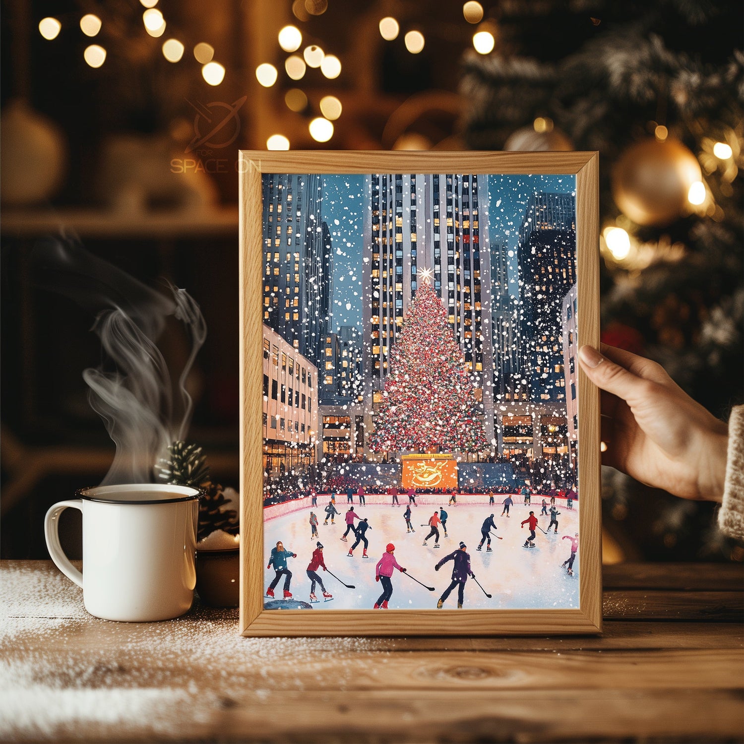 Hand Painted Ornament Poster Tablosu