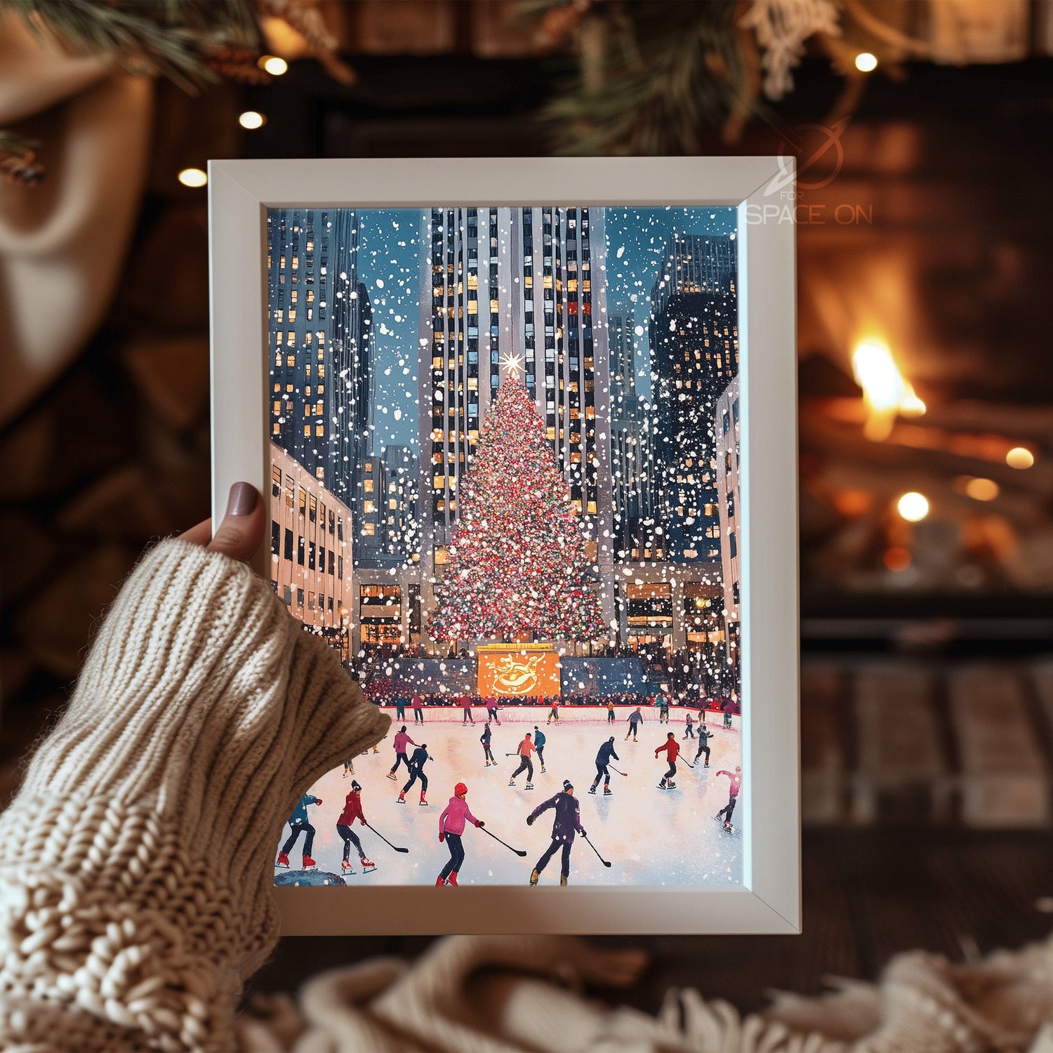 Hand Painted Ornament Poster Tablosu