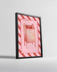 Happy Holidays Lettering Poster Tablosu